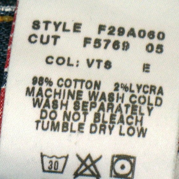 Lucky Brand Vintage Mid Rise Flare 31 x 28 Mid Rise Stretch Sz 10 (tag) - Picture 6 of 7